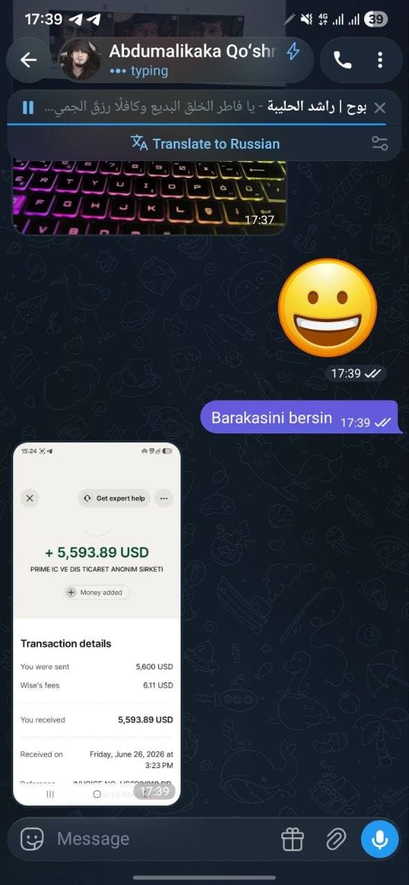 2 oyda $5,500